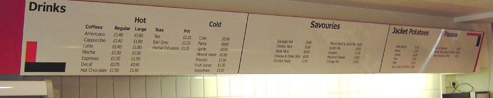 Menu Boards