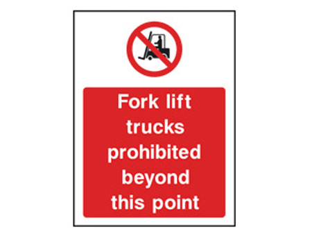 No Fork Lifts