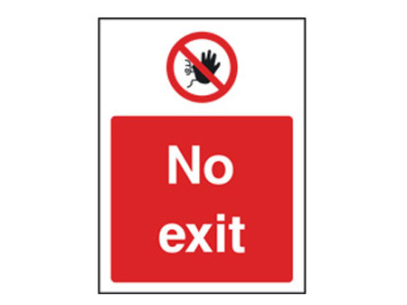 No Exit Sign