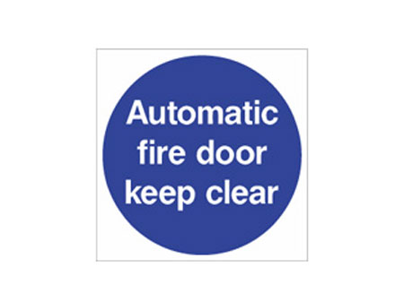 Automatic Fire Door Keep Clear