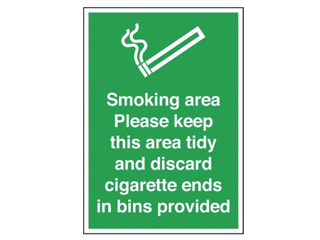 Smoking Area Sign