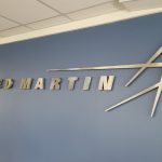 Lockheed Martin sign by Mirage Signs
