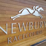 New shape cut letters Newbury Racecourse