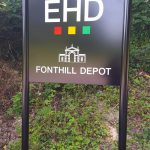 EHD London premises sign - Mirage Signs