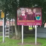 Amesbury CE Primary School sign