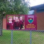 Amesbury CE Primary School information sign